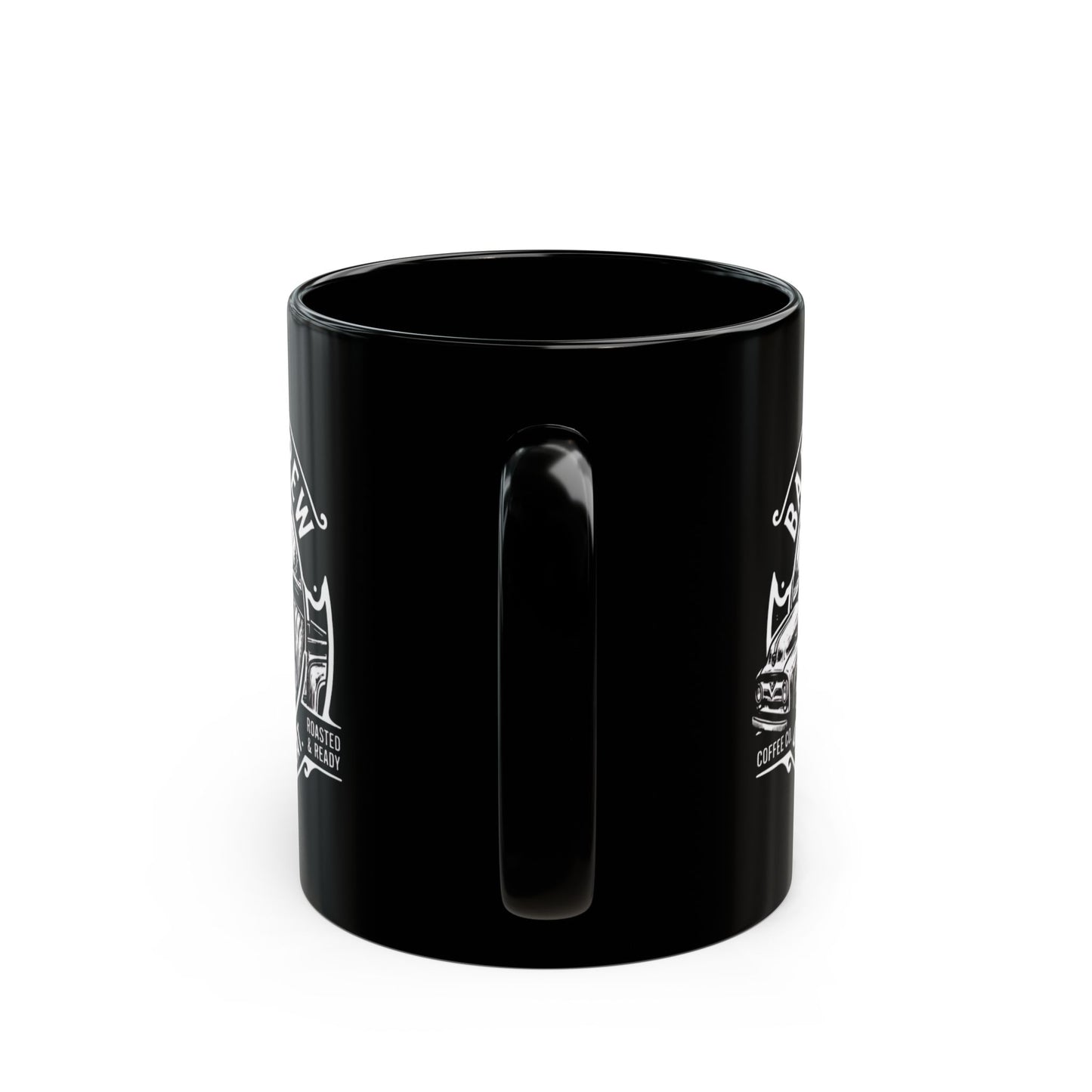 Barn Dog Brew logo Black Mug | Coffee Mug, 11oz or 15oz