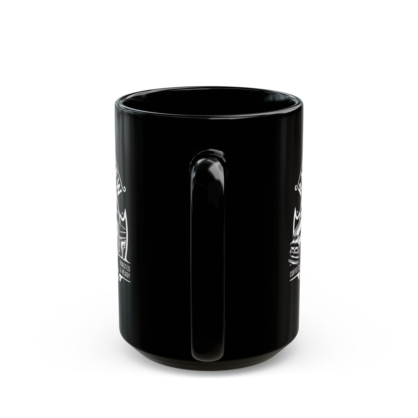 Barn Dog Brew logo Black Mug | Coffee Mug, 11oz or 15oz